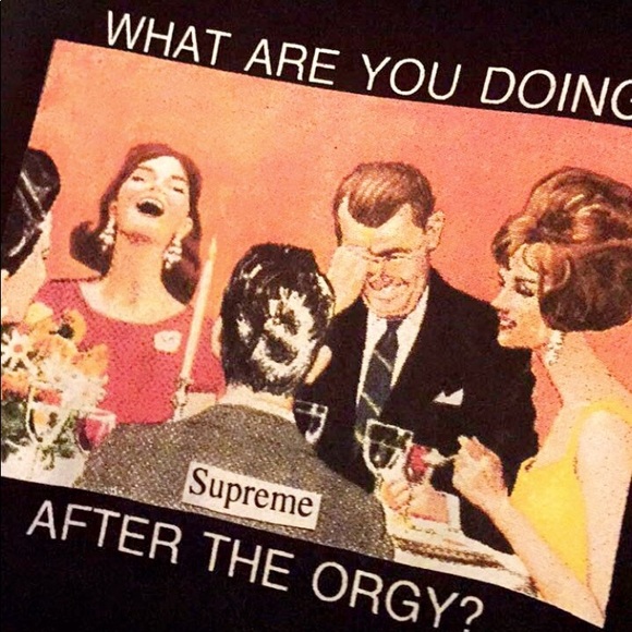 supreme orgy shirt